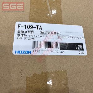 Surface Resistance Checker F 109 F 109 1 TAF 109 TA HOZAN 2