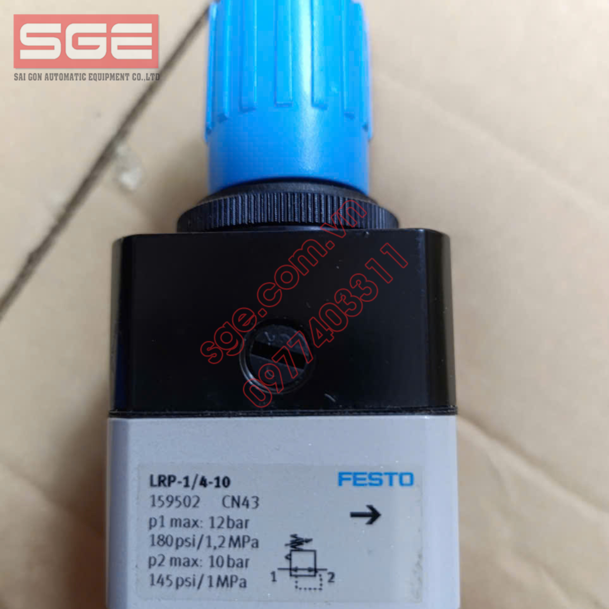VAN ĐIỀU ÁP FESTO LRP-1/4-10 1 FESTO LRP-1/4-10 – Van điều áp chính xác