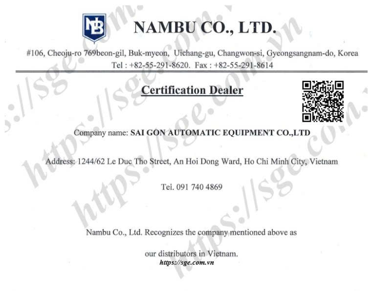 NAMBU CO.,LTD - Đại lý chính thức tại Việt Nam 1 z7998446572092 beb2b490c98267490c0709bbf9e41755